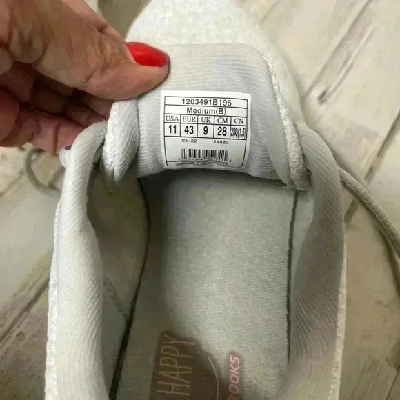 Brooks Signal 3 Womens 11 Running Sneaker White Oyster Tropical Peach Athleisure - Picture 10 of 10